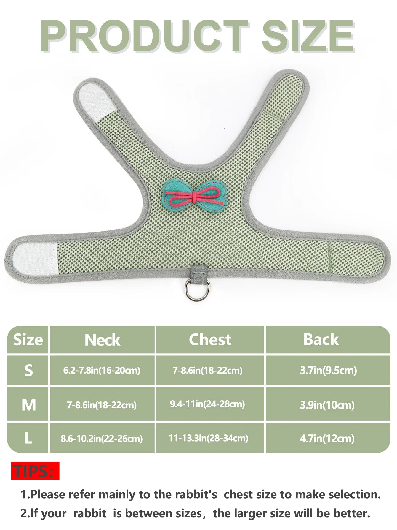Set Rabbit Harness With Leash