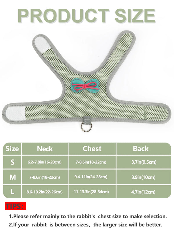 Set Rabbit Harness With Leash