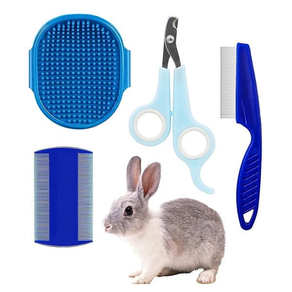 4Pcs Rabbit Grooming Kit