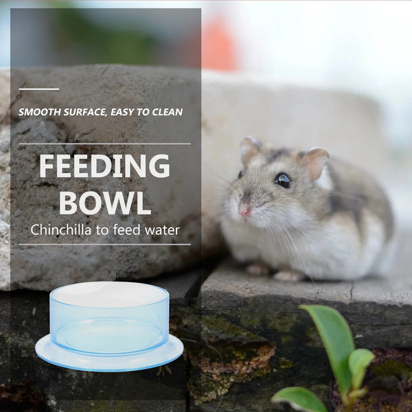 2 Pcs Hamster Food Bowl