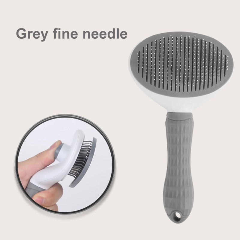 Self-Cleaning Pet Fur Remover Brush