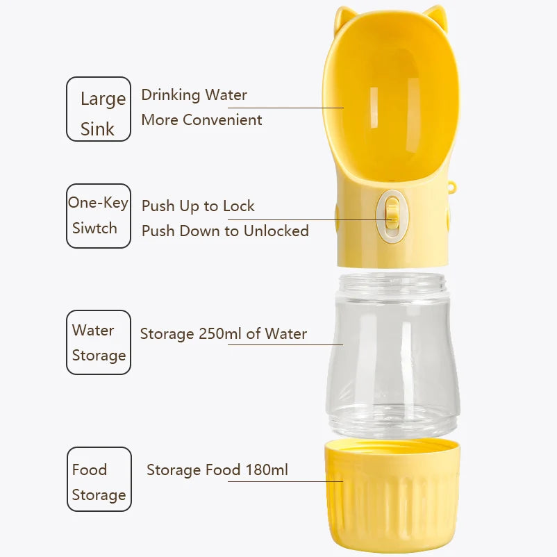 Portable 2 in 1  Water Bottle