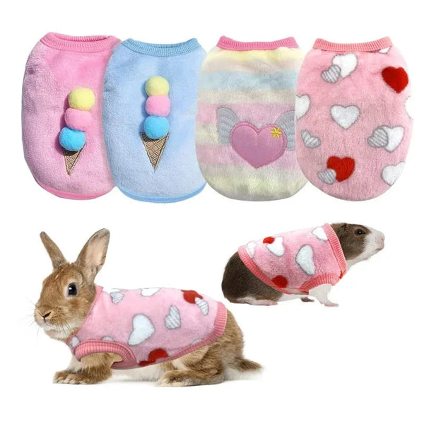 Warm Rabbit Clothes Vest