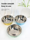 Pet Feeding Bowls Stainless Steel Non-slip