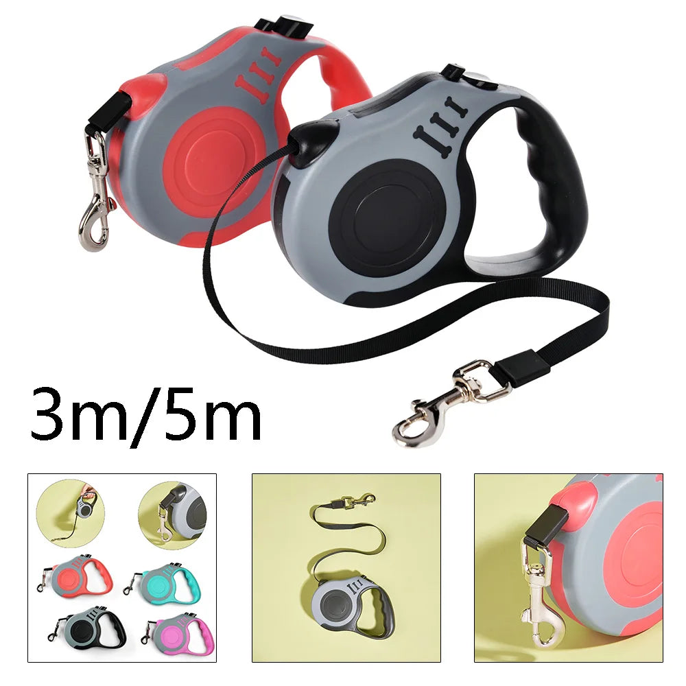 Retractable 3m 5m Dog Leash