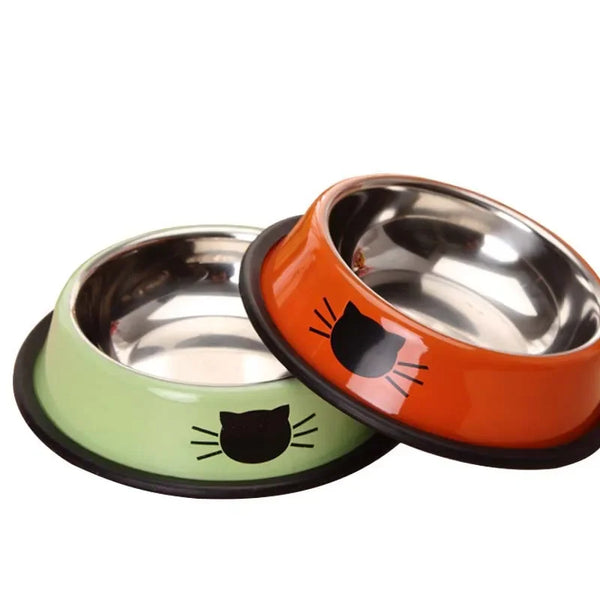 Non-slip Cat Bowl Stainless Steel